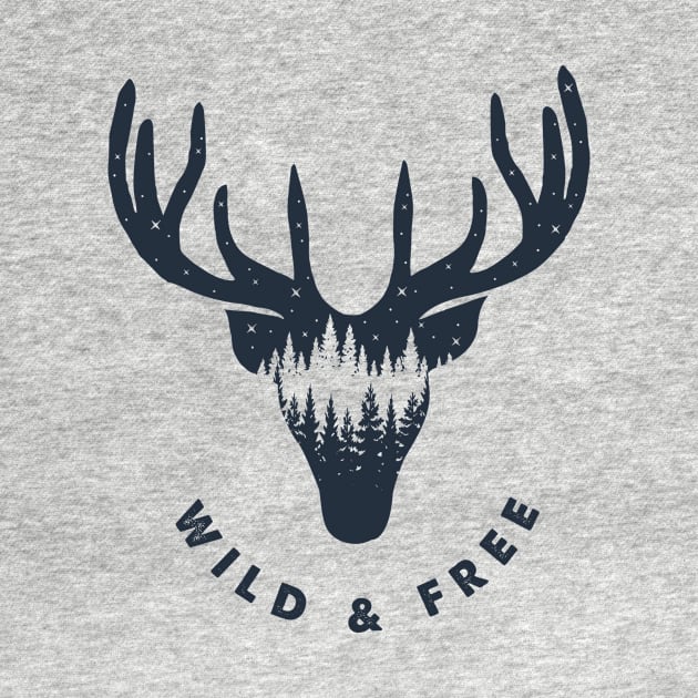 Deer. Wild And Free by SlothAstronaut